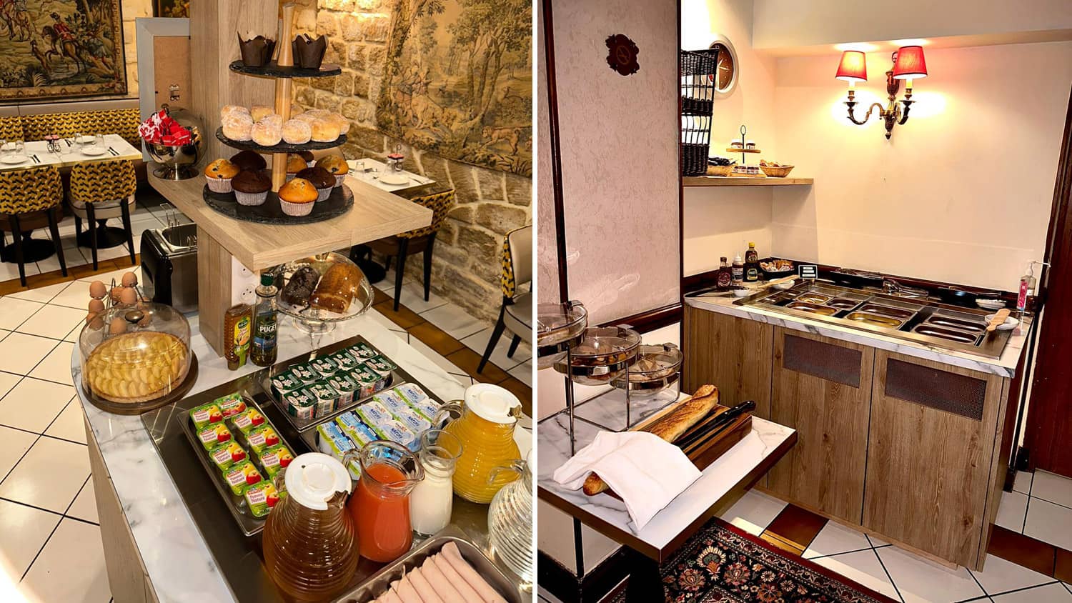 Petit déjeuner buffet Hôtel Minerve Paris