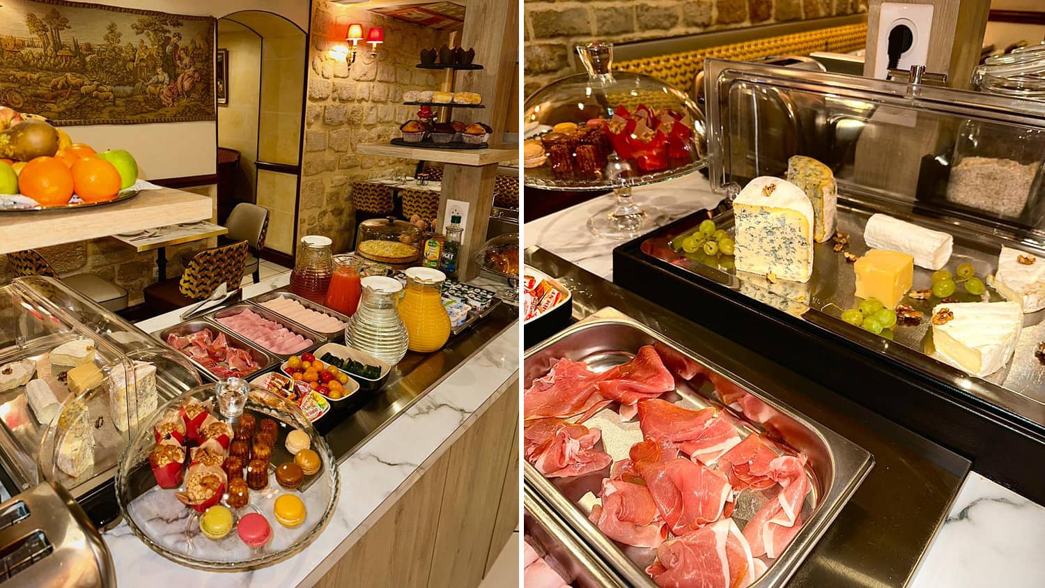 Petit déjeuner buffet Hôtel Minerve Paris